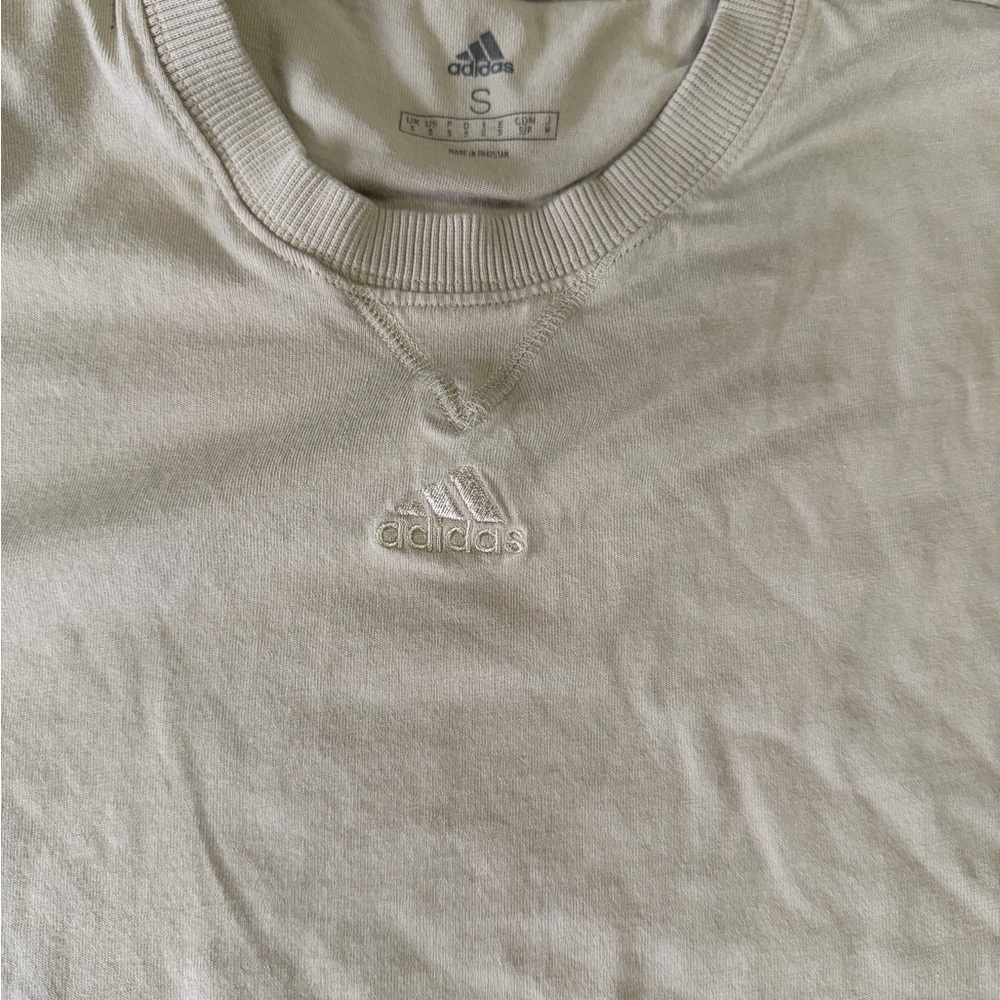 Adidas Men's Off-White all szn tee